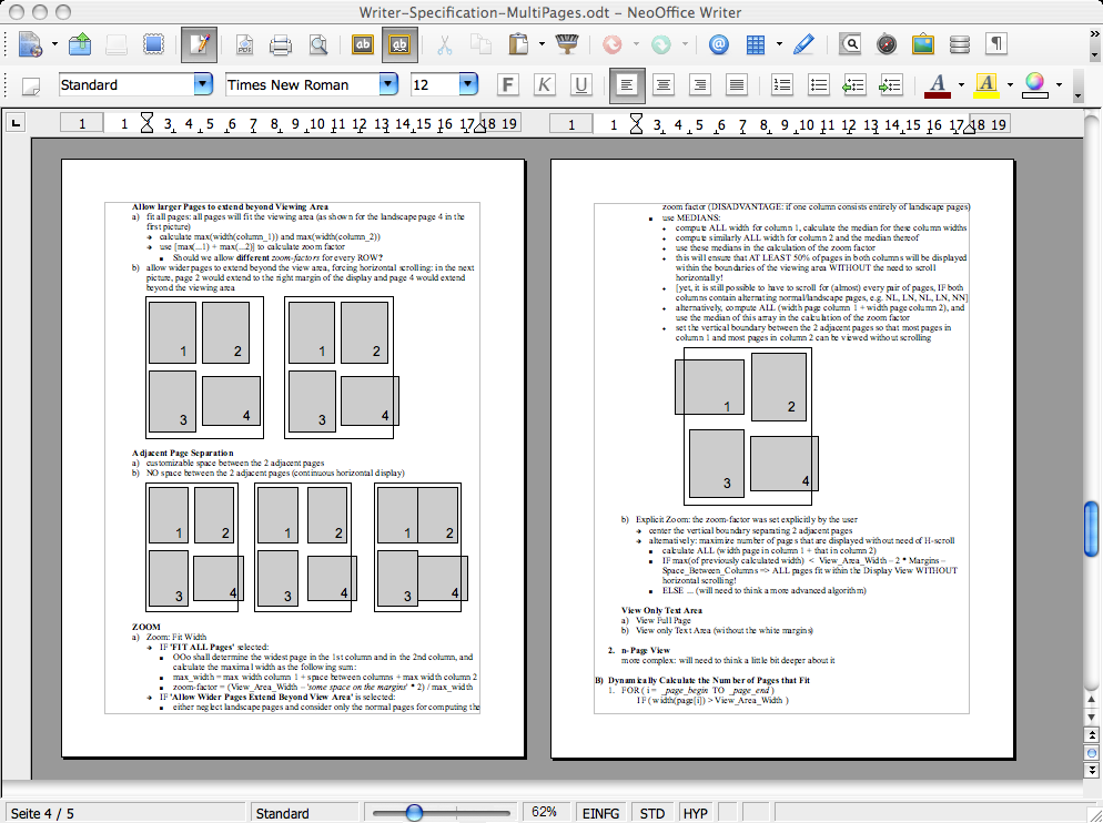 Writer/ToDo/Layout/Multi Page Layout Apache OpenOffice Wiki